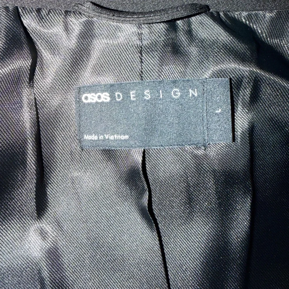 ASOS Black Sleeveless Blazer - Picture 13 of 14